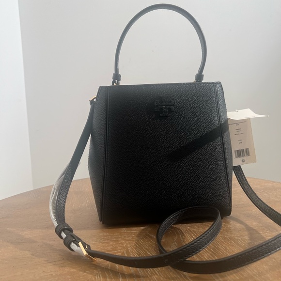 Tory Burch Megraw Leather Small
Bucket Bag - Picture 3 of 5